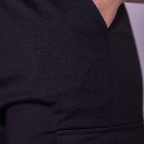 Cargo Pocket Black Joggers - Picture 7 of 9